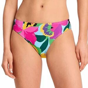 Kate Spade High Cut Hipster Style Bikini Bottom in Bright Florals, Medium. NWT!
